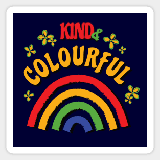 Kind and Colourful Sticker